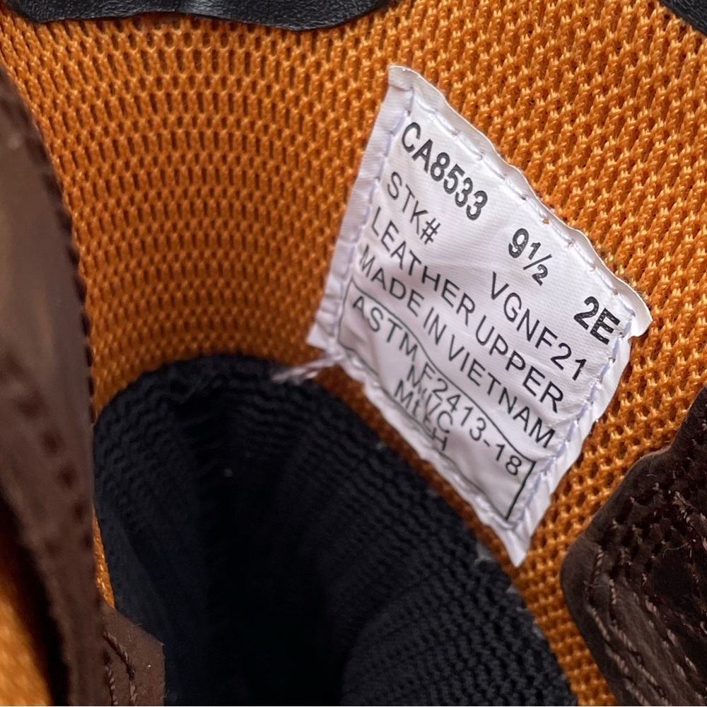 New Carolina Line Builder Aluminum Toe WP Metguard Work Boot CA8533 Size 9.5 2E - Picture 10 of 14
